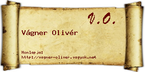 Vágner Olivér névjegykártya