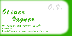 oliver vagner business card